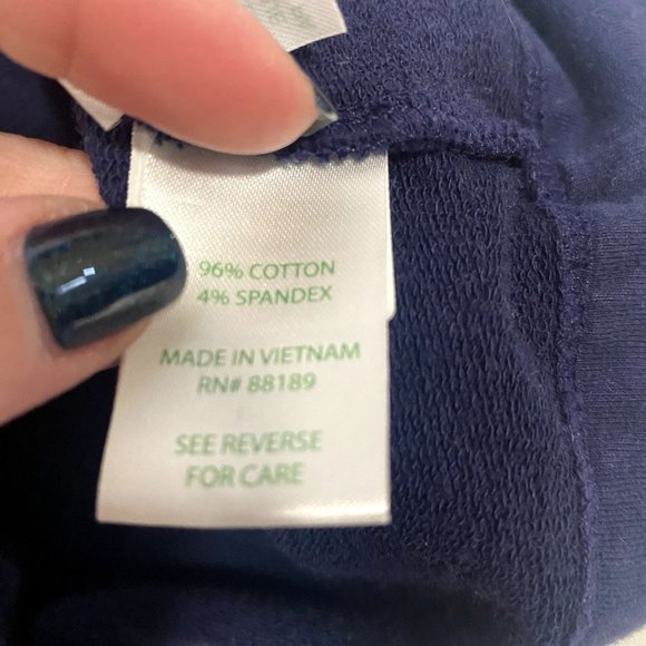 Lilly Pulitzer Skipper Navy‎ Blue Half Zip Popover Size XS - Picture 7 of 9